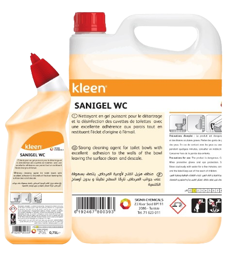 Kleen Gel Nettoyant WC 5 Litres