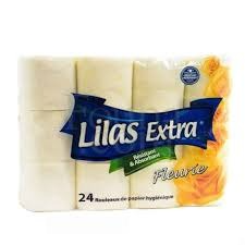 Lilas Extra Papier Toilettes 24 Bobines