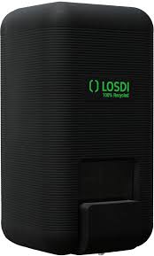 LOSDI DISTRIBUTEUR SAVON ECO-LUXE NOIR MAT