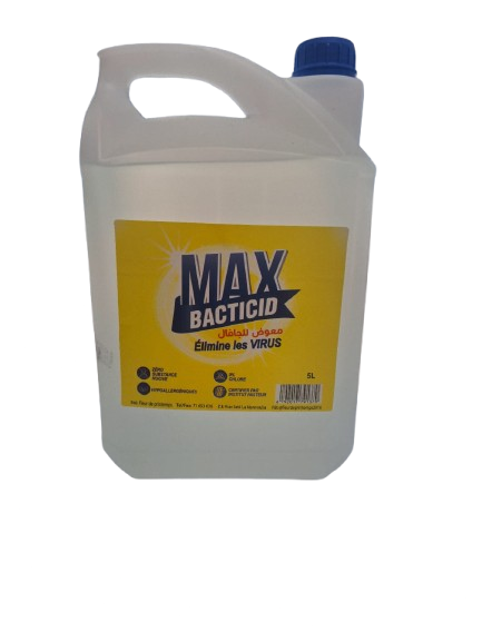 MAX Bacticide Désinfectant Remplaçant Javel 5 Litres